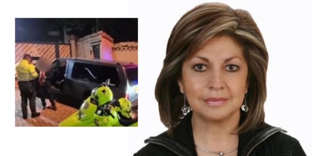  Un carro fúnebre siguió 4 kilómetros a la directora de Noticias Uno, Cecilia Orozco.
