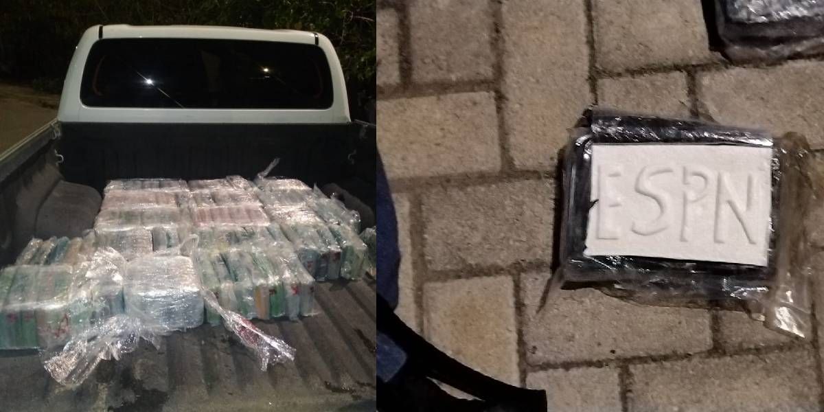 Armada Nacional. Una vez la sustancia encontrada en los paquetes fue sometida a una Prueba de Identificación Preliminar Homologada.