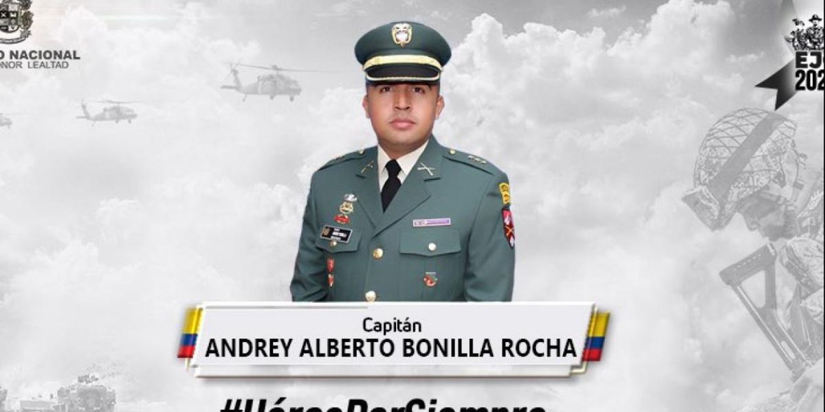Ejército Capitán Andrey Alberto Bonilla Rocha.