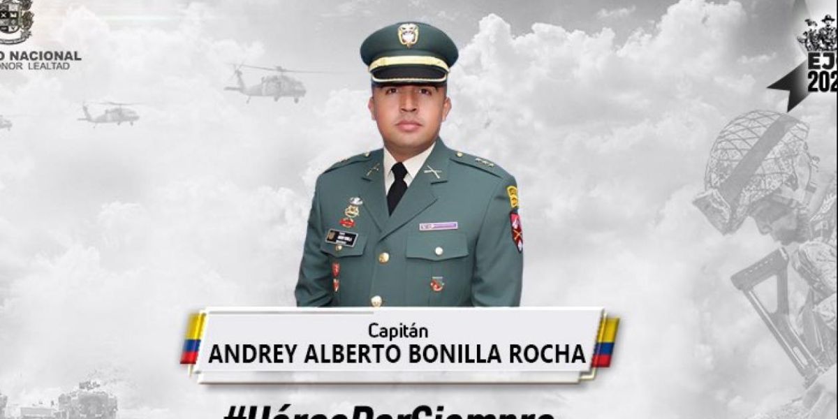 Capitán Andrey Alberto Bonilla Rocha.