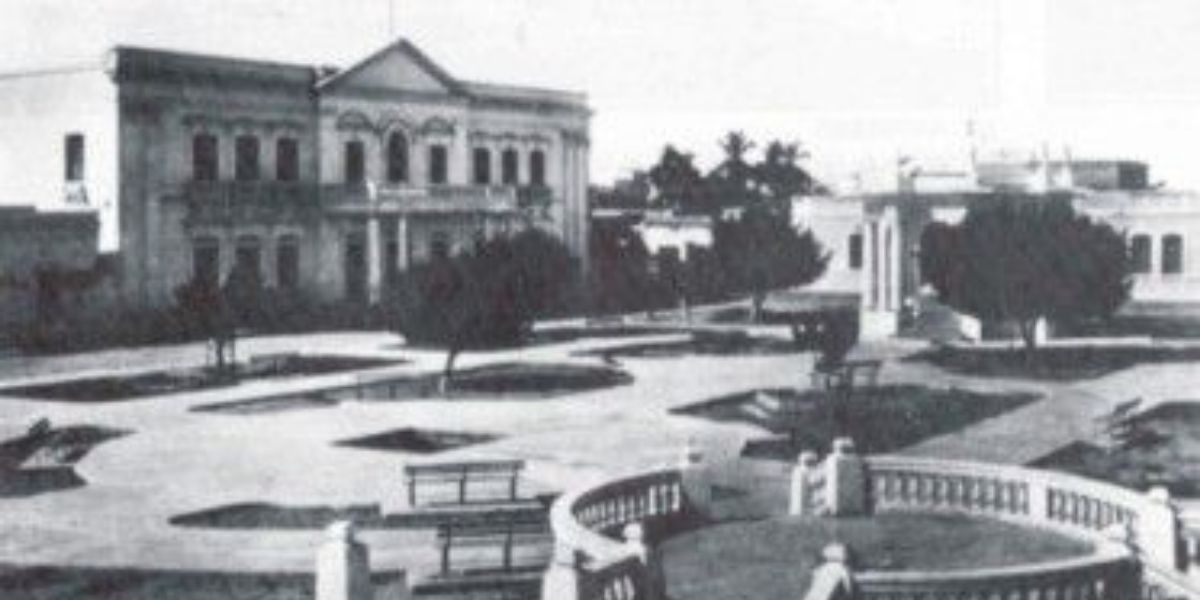 Santa Marta Viva Parque de los Novios año 1942