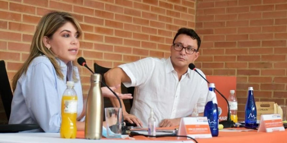 Alcaldía Virna Johnson y Carlos Caicedo.