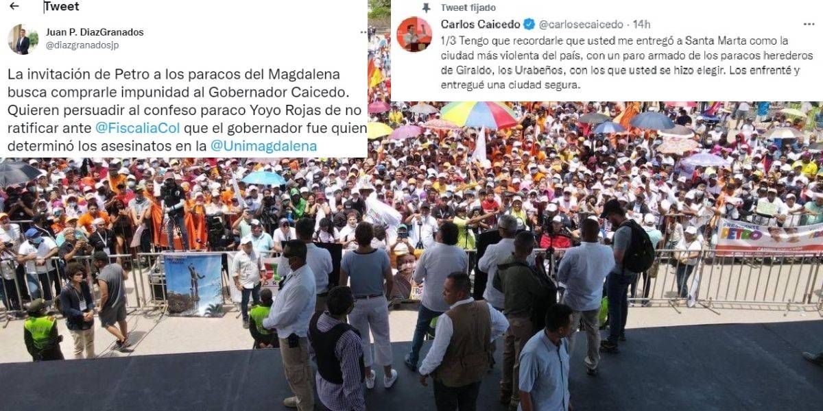 El enfrentamiento se dio en las redes sociales. 