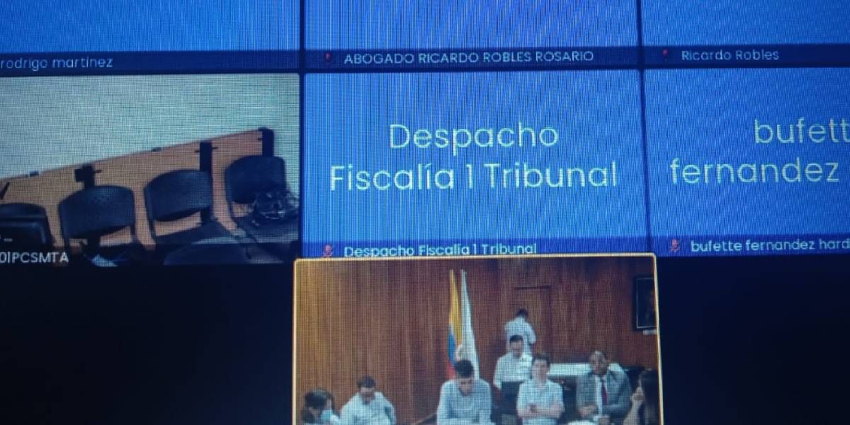 La audiencia se lleva a cabo en estos momentos. 