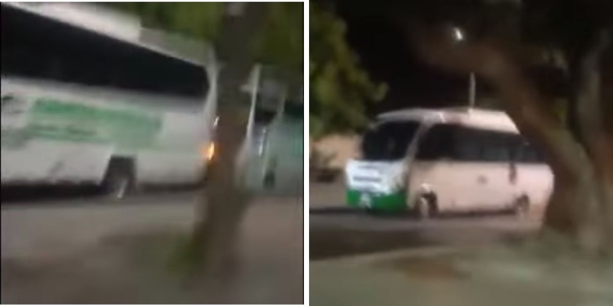 Captura de pantalla Buses en cercanías al Poli.