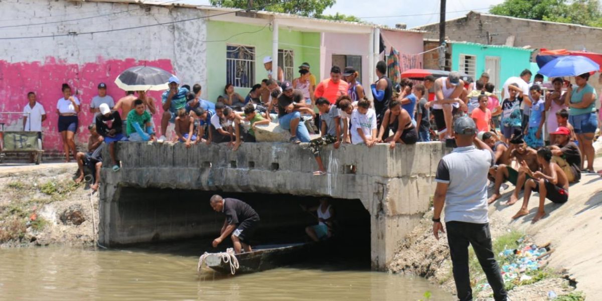 Lugar donde fue hallado el cuerpo.