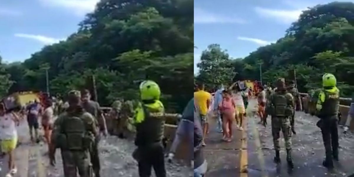 El hecho se registró en el Puente Aguja. 