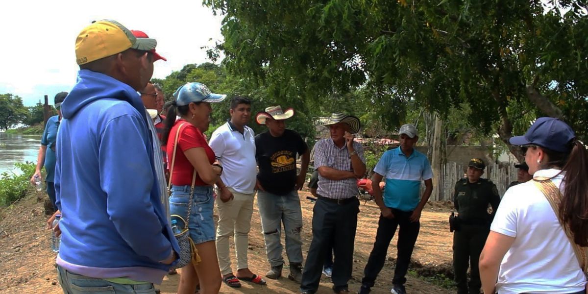 La senadora electa visitó Salamina. 