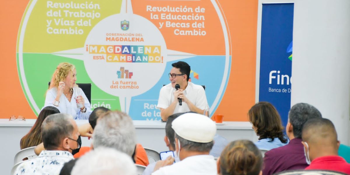 Gobernación del Magdalena. Los avances del proyecto fueron presentados en el Magdalena.