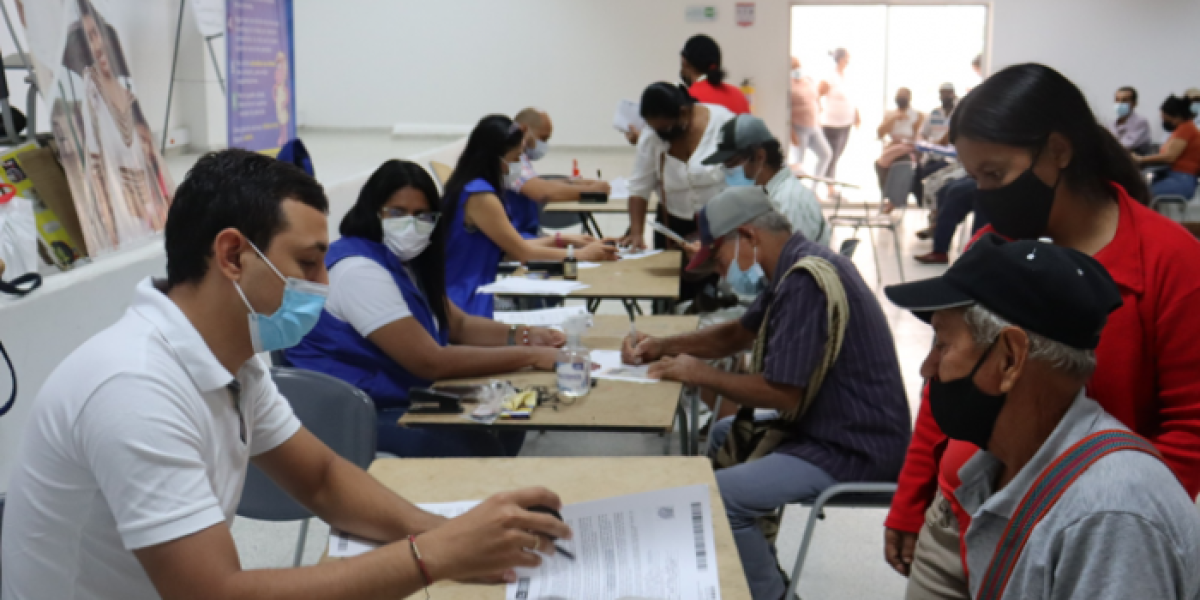 Durante los dos días de jornada, la Unidad para las Víctimas dio orientación y asesoría.