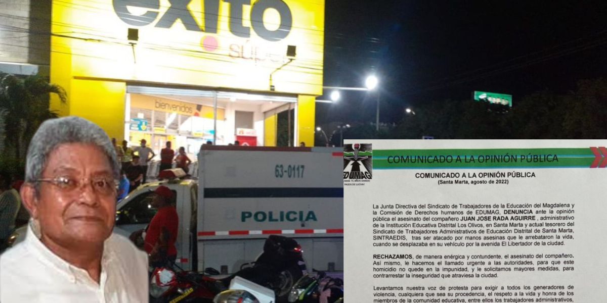 Seguimiento.co Los educadores se pronunciaron por el asesinato de su compañero.
