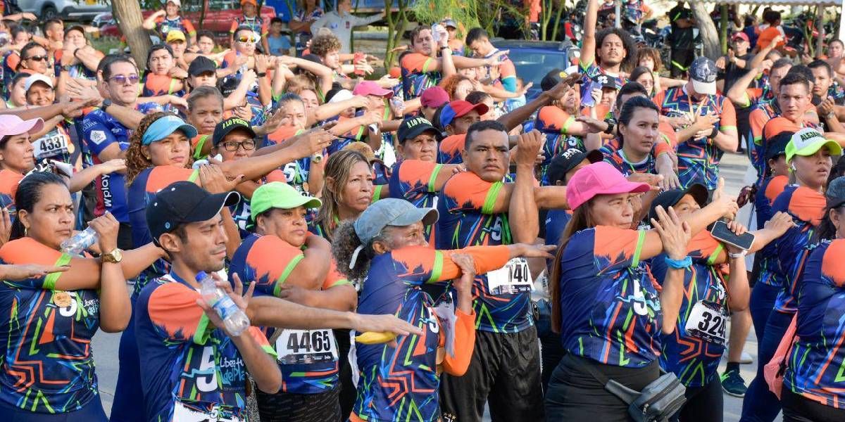 Corredores del 5k en calestenia