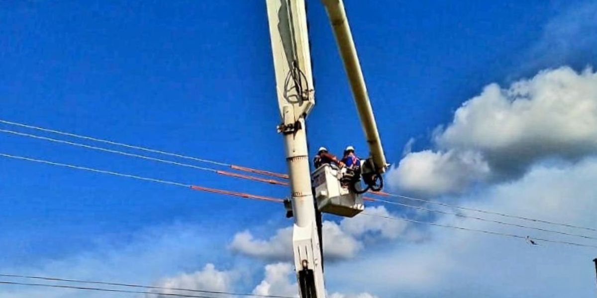 Air-e Trabajos de mantenimiento.