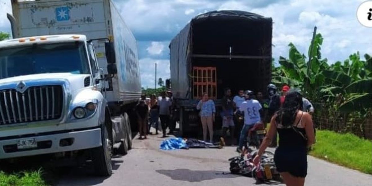 El accidente dejó un muerto.