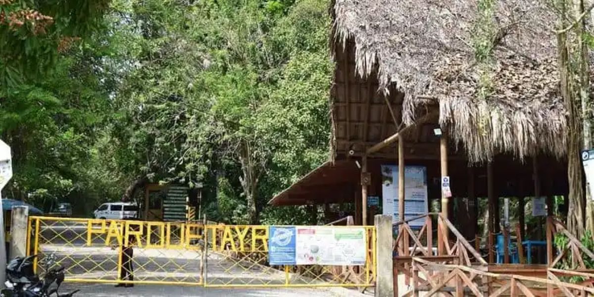 Entrada al Parque Tayrona.