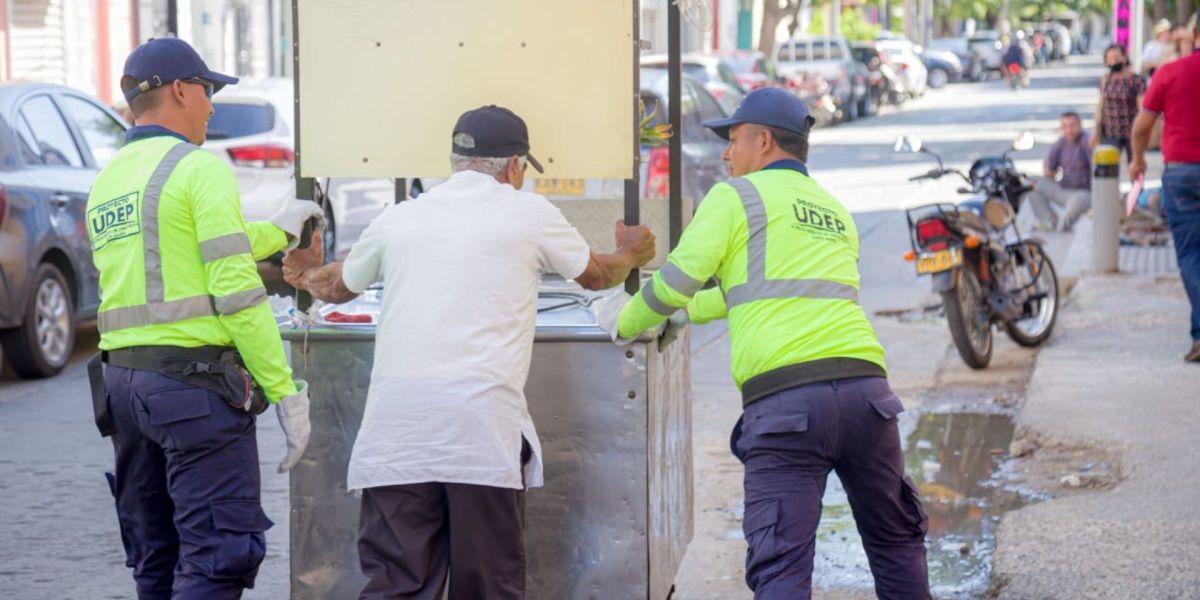 Cortesía Udep en la carrera quinta