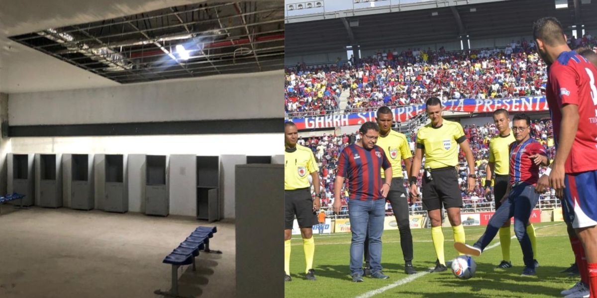 Seguimiento Aún faltan obras por terminar en el estadio Sierra Nevada de Santa Marta.