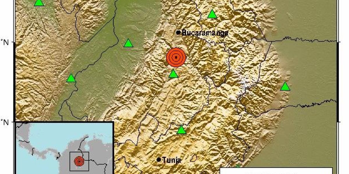 Sismo en Santander.