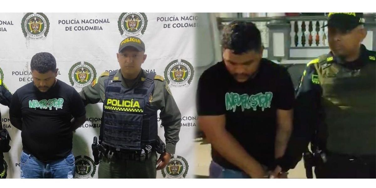 Captura de William Andrés Pérez Valera, presunto atracador de supermercados en Soledad.