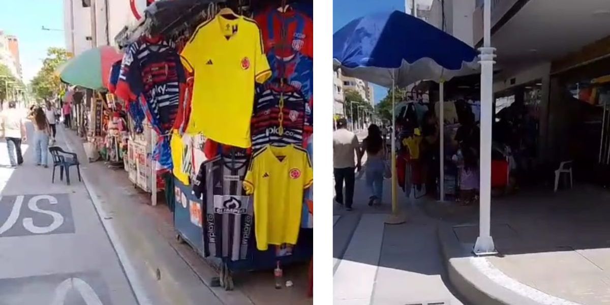 Cortesía Así está el corredor comercial recién inaugurado.
