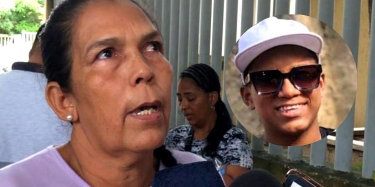 Victoria Barrios, abuela del adolescente asesinado al interior de un billar en Barranquilla.