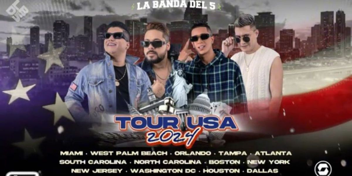 Cortesía La Banda del 5 confirma su primera gira por Estados Unidos