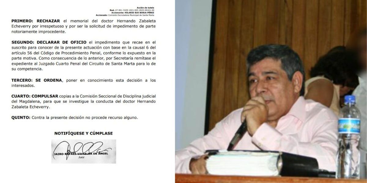 Juez Jairo Villalba.