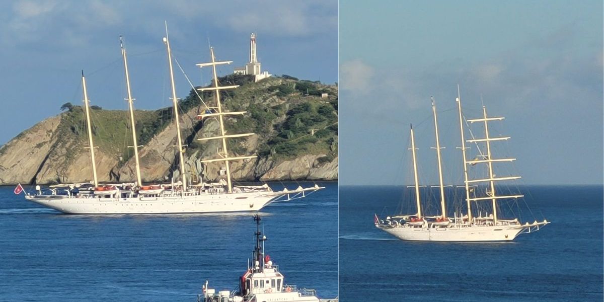 Puerto de Santa Marta recibió al crucero Star Clipper provenientes de Aruba