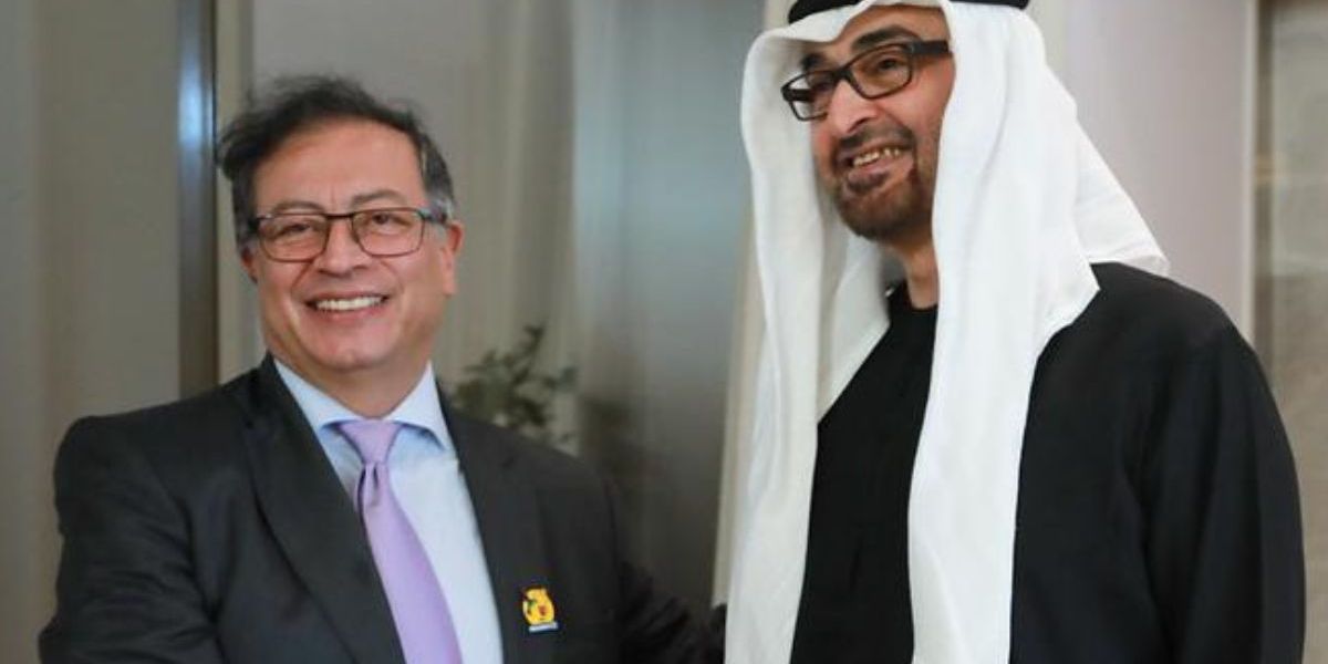 Cortesía Presidente Petro en Emiratos Árabes.