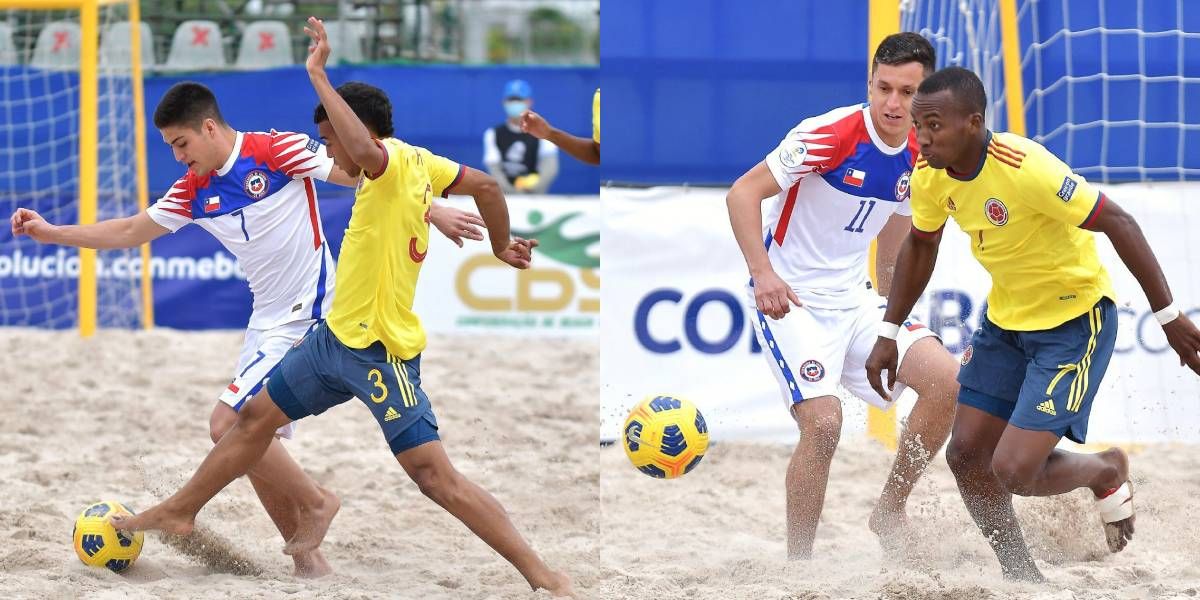 Selección Colombia de fútbol playa.