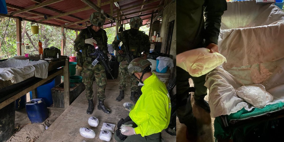 Ejército Nacional asesta contundente golpe al narcotráfico, incautadas dos toneladas de clorhidrato de cocaína en Santa Marta