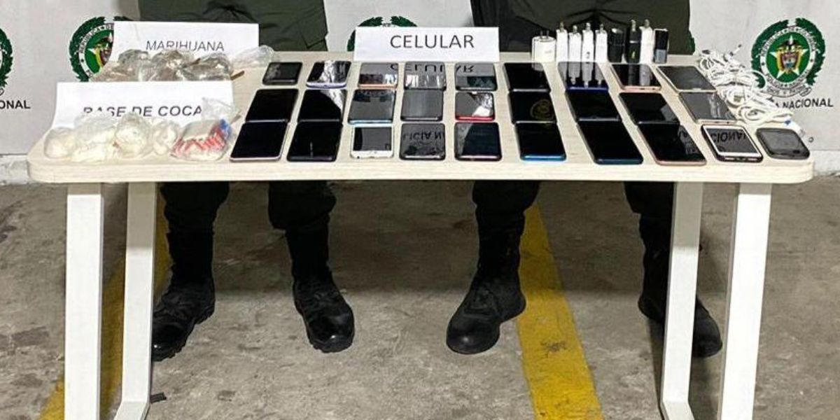 Policía Metropolitana de Barranquilla. Los elementos incautados.