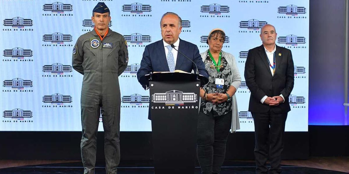 Presidencia. El Ministro de Transporte, Guillermo Reyes.