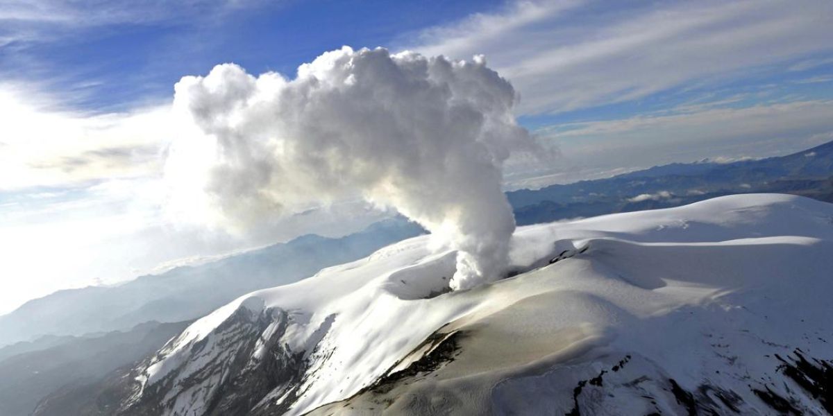 Volcán Nevado del Ruiz.