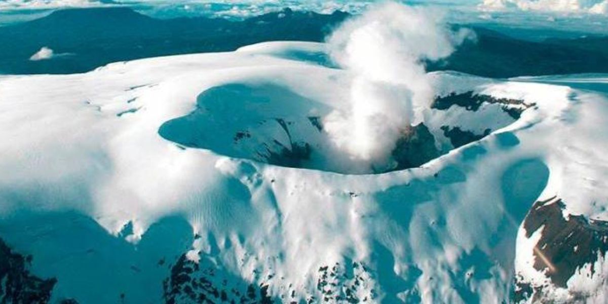 Volcán Nevado del Ruiz.