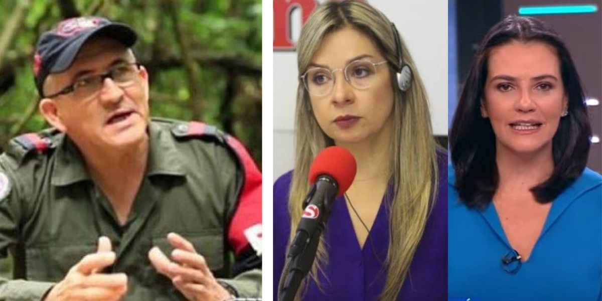 Cortesía Comandante amenazó a las periodistas.
