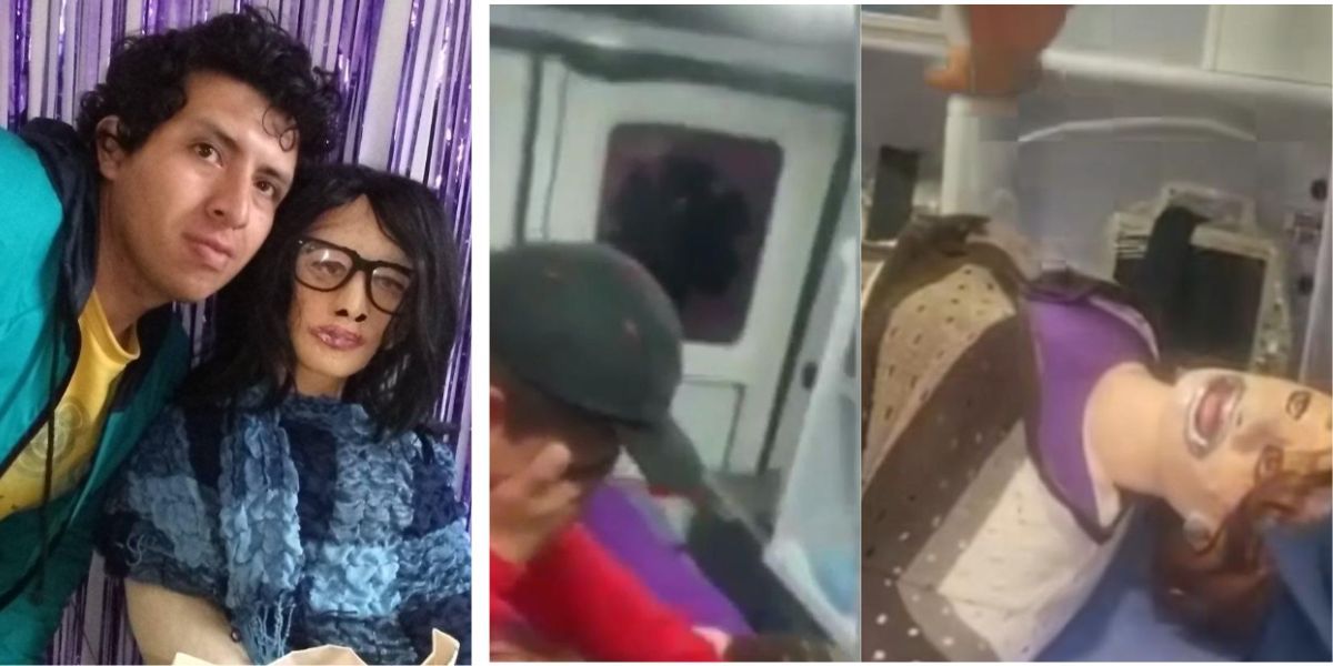 Cortesía Cristian Montenegro y su 'esposa' a quien llama Natalia Ortiz.