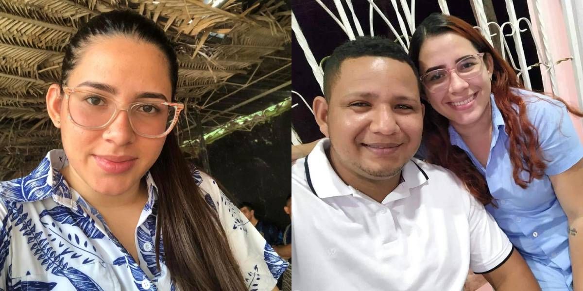 Kelly Ariza y Omar Villegas, los adultos involucrados en el accidente.