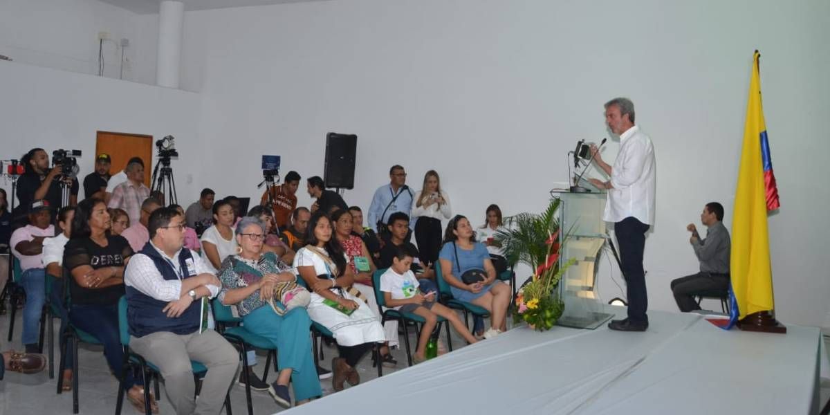 Carlos Francisco Díaz Granados, director de Corpamag, durante su intervención.