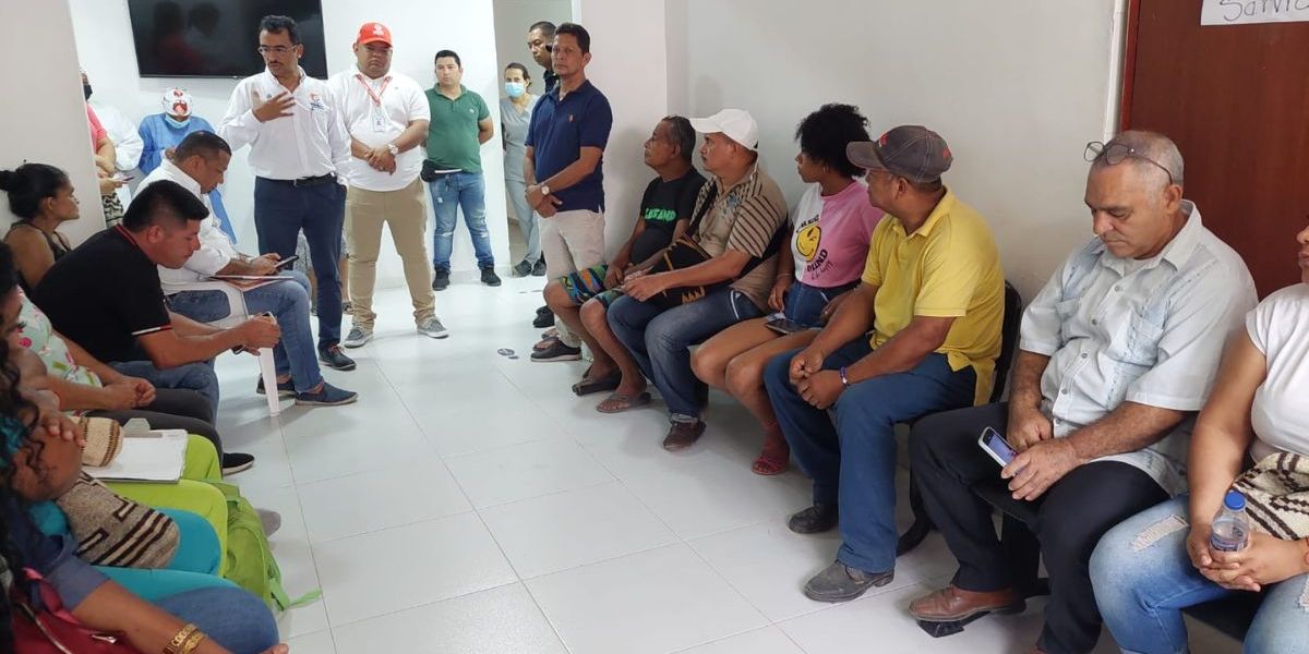 Reunión con los líderes de las Juntas de Acción Comunal del corregimiento.