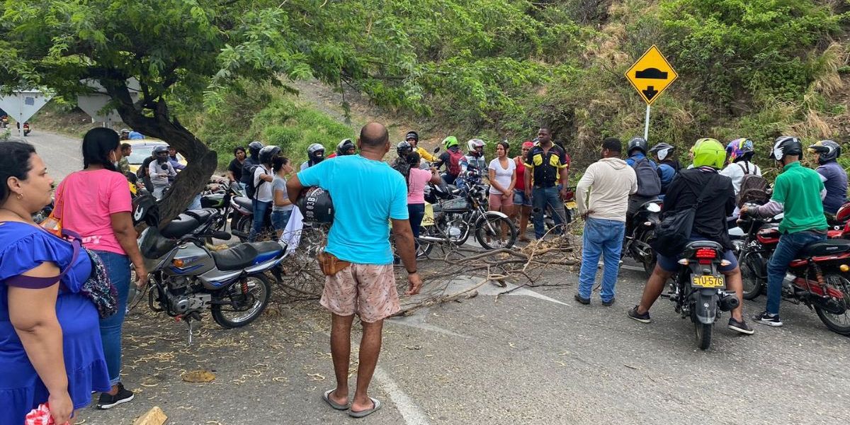 Protesta en el Ziruma. 