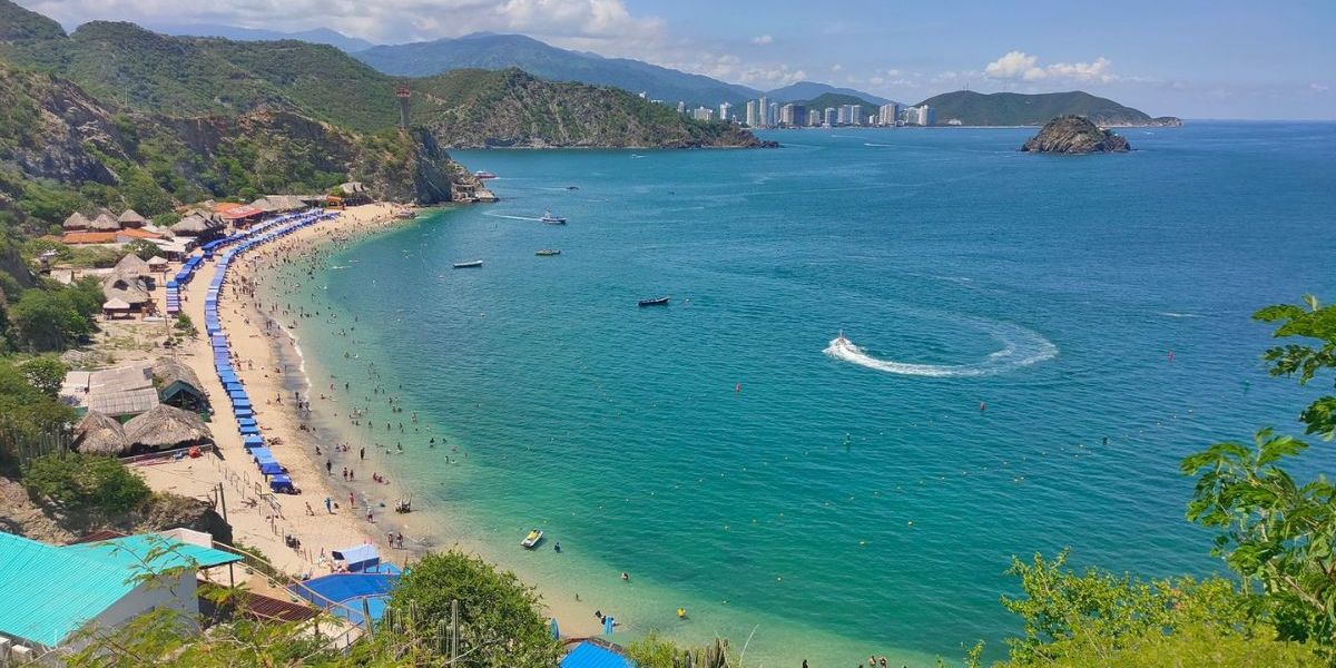 Playa Blanca Santa Marta.