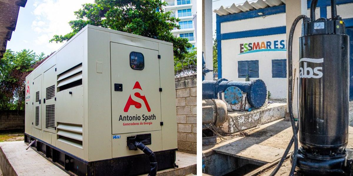 Estación de bombeo de agua potable Irotama