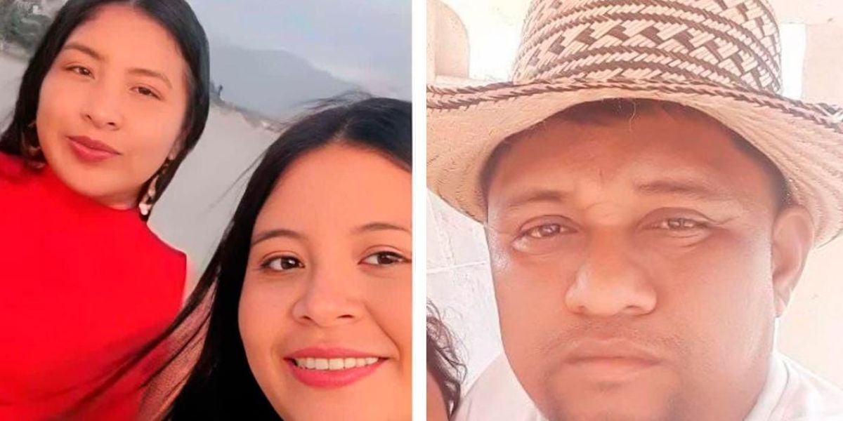 Arlenis Yaneth y Rosaura María Ramírez, fallecidas, y su padre Nelson Enrique Ramírez.