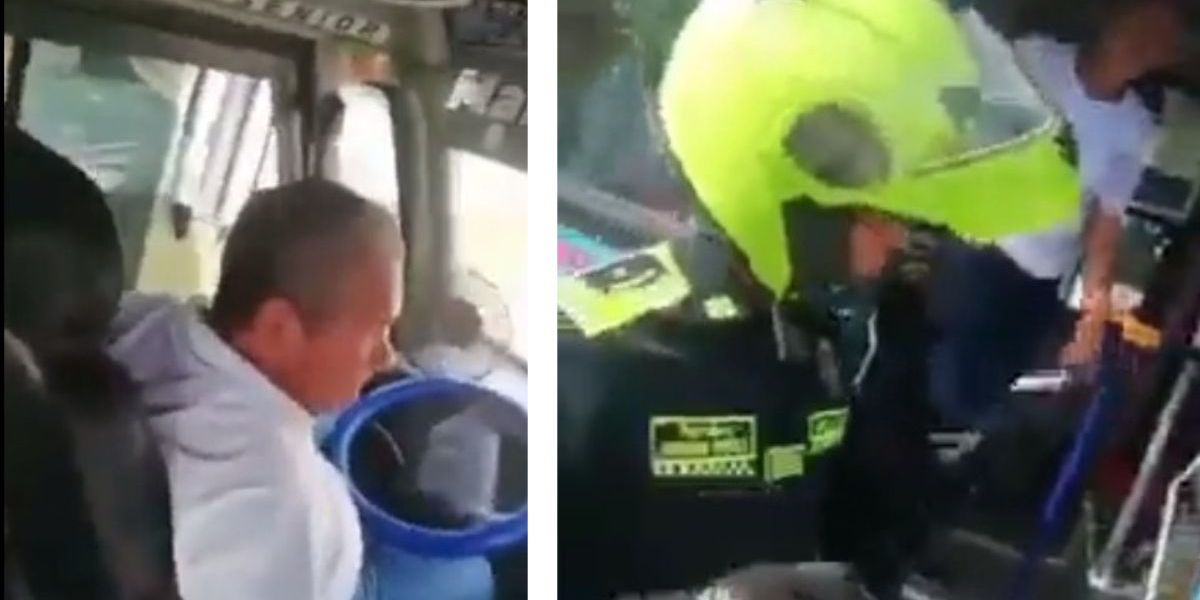 Cortesía Pasajeros y conductor fueron víctimas de atraco