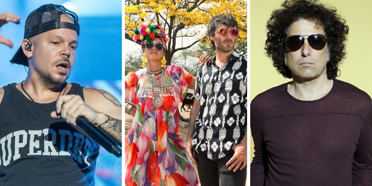 residente, bomba estereo, Andrés calamaro