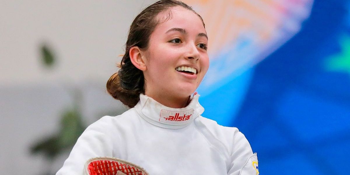 La esgrimista Carmen Correa ganó medalla de oro en los Juegos centroamericanos y del Caribe