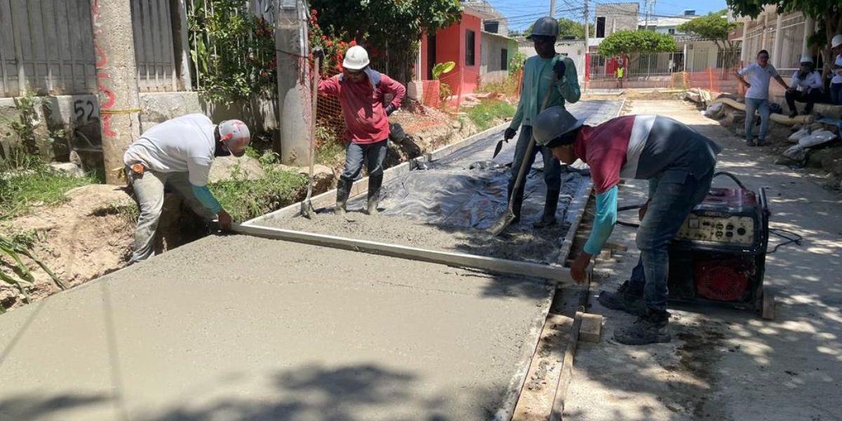 Pavimentación en Santa Fe. 