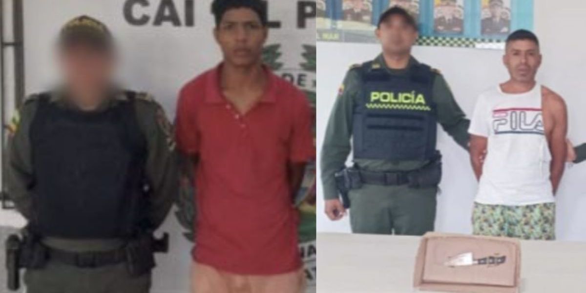 Capturan a dos hombres por ser los presuntos responsables de homicidios en Cartagena 