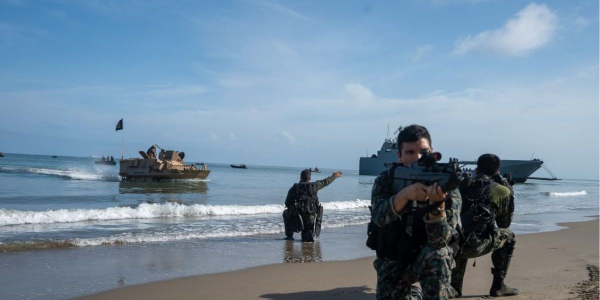 Ocho países participan en intercambio de capacidades en Unitas 2023 en Sucre y Córdoba